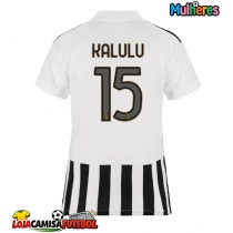 Camisa de Futebol Juventus Pierre Kalulu #15 Equipamento Principal Mulheres 2026-27 Manga Curta